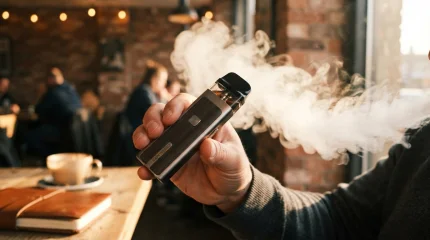 21-летний студент попал в больницу с тяжелым поражением легких после вейпа