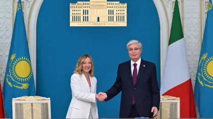 Джорджа Мелони поблагодарила Токаева и назвала его лидером со стратегическим видением