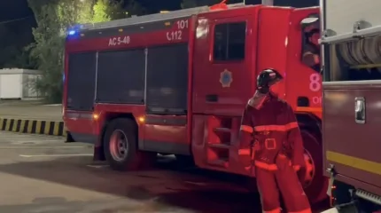 Более 60 человек эвакуировали из горящей высотки в Туркестане