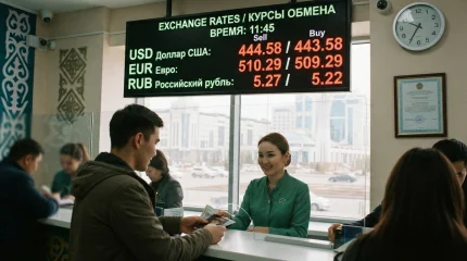 Доллар опустился ниже 445 тенге: курсы валют на 18 сентября