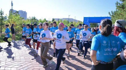 Астанада өткен алғашқы UNICEF Charity Run қайырымдылық жүгірісіне 2000 адам қатысты