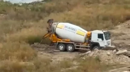 Астанада бетон қалдықтарын заңсыз төгу фактісінің жолы кесілді