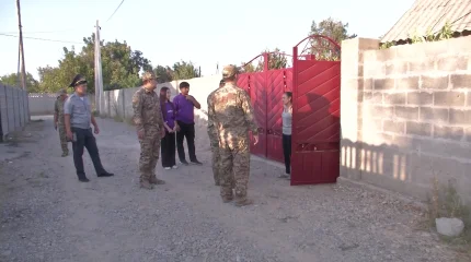 «Әділет» партиясының өкілдері төтеншеліктермен бірге тұрғындарға өрт қауіпсіздігі талаптарын түсіндірді