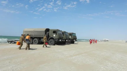 В Мангистау открыли единый сбор помощи семьям погибших на Каспии военных