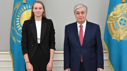 Президент Елена Рыбакинамен кездесті