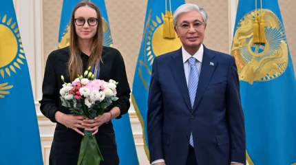 Глава государства встретился с Еленой Рыбакиной