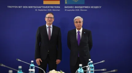 Қасым-Жомарт Тоқаев Siemens AG компаниясының коммерция және қаржы мәселелері жөніндегі вице-президенті Бернд Ульбрихтты қабылдады