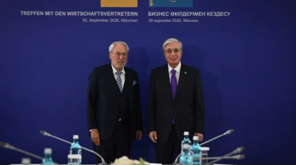 Президент Касым-Жомарт Токаев принял председателя наблюдательного совета Aurubis AG Фрица Варенхольта